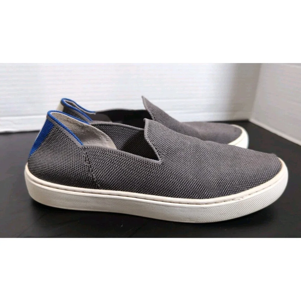 ROTHY'S THE ORIGINAL SHOES WOMEN'S SIZE 7.5 SLIP ON  TEXTILE GRAY VGC